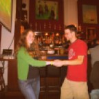 Mary (Germany) and Mike (US) having a dance